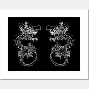 Chinese Dragons Posters and Art